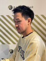 バーバーバー アカバネ(BARBER-BAR AKABANE) 男らしさ際立つベリショ クルーカット/ナチュラルフェード#1