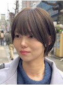 前髪カタログ/イメチェンスタイル／ウェーブパーマ/こなれミディ