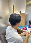 マッシュショートスタイル