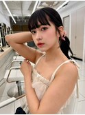 レイヤー/ネビージュ/韓国ヘア/イメチェン/縮毛矯正/中野/
