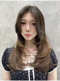 新潟／万代／ミニウルフ／レイヤー／小顔／髪質改善