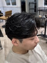 曲がる縮毛矯正専門店 バイ レイズ 名駅(曲がる縮毛矯正専門店 by RAYS)&nbsp;アイロンで作るフェザーショートフェザーパーマセンターパート