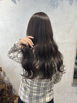 ミント(mint) 透明感暗髪*くすみグレージュカラー