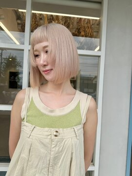 ロテ 名古屋 名駅店(Lote.) ミディアムヘア/デザインカラー/フェイスフレーミング/名古屋