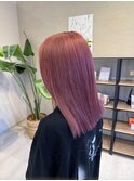 艶髪◎ピンクベージュ×レイヤーロング