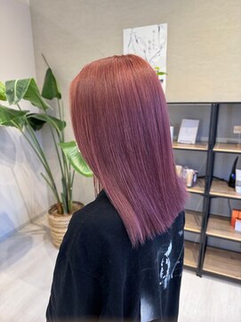 ラ ポルト ドゥ サワ(La Porte de SAWA) 長野市美容室/艶髪◎ピンクベージュ×レイヤーロング