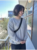 《Yachida》layer bob×暗めオリーブ