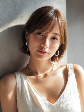 大人ナチュラルボブ