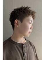 シエル バイ ケンジ 登戸 生田(CIEL by KENJE)&nbsp;ルーズショートパーマ×茶髪秋冬トレンドヘア