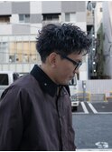 メンズスパイキーショートツイストスパイラルパーマ　［三鷹］