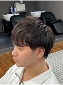 MEN’S/サーフカール/刈り上げセンターパート/表参道駅/青山