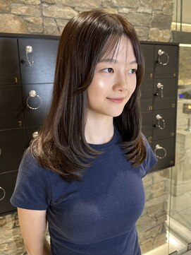 ザザ ZA/ZA 目白 【レイヤーカット＋透明感カラー】目白美容室