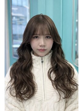 ビービー(BeB) 【新垣】髪質改善×ブリーチなしミルクティーカラー