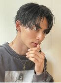 清潔感/ビジネスショート/センターパート/ソフトツイストパーマ