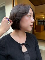 パーク(PARK)&nbsp;ボブぱっつんボブ切りっぱなしボブボブスタイルボブヘア