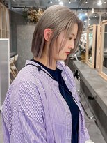 ネアン バイ エーケー 北花田(nean by AK)&nbsp;グレージュショートボブ