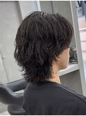 ニュアンスパーマサーフカールシャドウパーマメンズカット