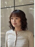 縮毛矯正歴に bob perm☆