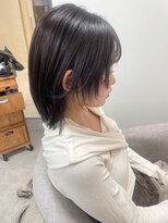 シア 北千住店(SHEER)&nbsp;チョコブラウンのボブウルフで早く伸ばしやすく/SHEER北千住店