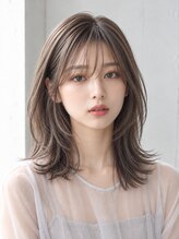 ヘアーアンドスパ ローラ(LoLa)&nbsp;ミディアム×グレージュ