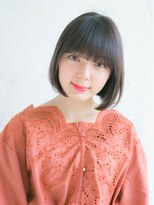 ルティア(Lutia) 切りっぱなしボブ 暗髪 大人可愛い