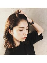 インス(ensue)&nbsp;ナチュラルな透明感♪抜け感ラベンダーベージュカラー◇中島