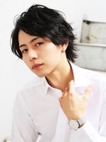 シースルーバンク　マッシュヘアー　サイドバング
