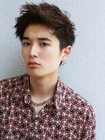 アフロート ディル(AFLOAT D'L)&nbsp;◆AFLOAT◆サイドパートショートワイルドアップバング　テクノ