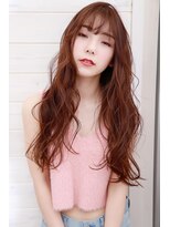 オーシャン(Ocean)&nbsp;[OCEAN Hair&Life藤原純] 毛先パーマ☆無造作カールロング☆