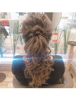 ネオヘアー 曳舟店(NEO Hair)&nbsp;ふわふわポニーテール/曳舟ヘアセット髪質改善オージュア