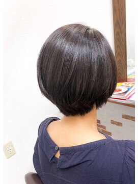 美容室 カノン(Kanon) ショートの自然な縮毛矯正