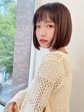 ベイルーム(BAYROOM by HONEY omotesando) 【BAYROOM】カットで収まるピタッとミニボブ×ココアベージュ