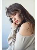 大人可愛い20代30代40似合わせカットイメチェン流しバング