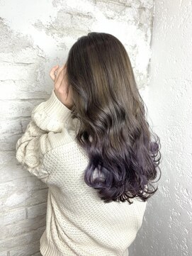 プライズ アイリス 池袋東口店(prize Iris) ラベンダーグラデーション10代20代11000円