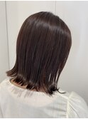 【EIGHT nagoya】ぱつっとボブ/ボブ/ピンクブラウン