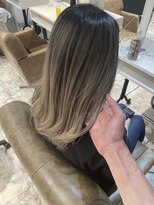 ノイズ オオサカ(NOISM)&nbsp;ベージュ系バレイヤージュ グラデーションカラー