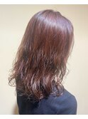 Pink beige × Perm