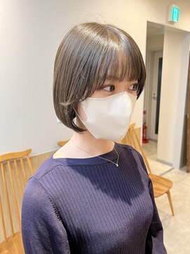 サンド 鹿児島中央(sand) @sei___sandインナーカラー/ボブ/鹿児島中央駅