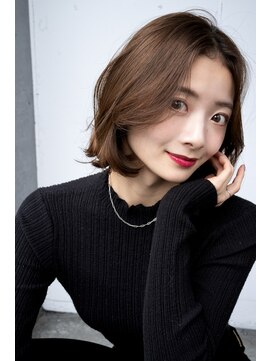 レノラ 本町(LENORA) 20代30代大人かわいいナチュラル暗髪ゆるめパーマヘア