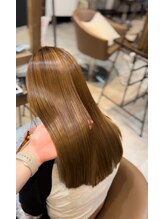 髪質改善ストレート <お客様スナップ>【髪質改善/縮毛矯正/トリートメント/ヘッドスパ/ボブ/白髪ぼかし】