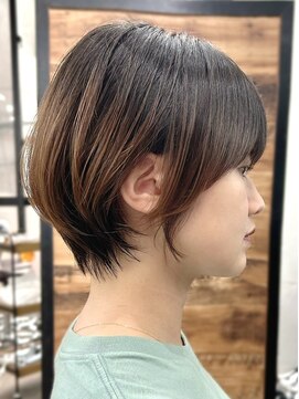 ルアン 上通り(ruen) ショート 熊本ショート 熊本美容室 上通り ruen 右田莉奈