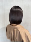 酸性ストレート/髪質改善/ミディアムボブ