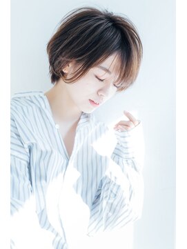 ノアエクレ 銀座(noah ecle) 【noah ecle】グレージュ似合わせひし形ショート