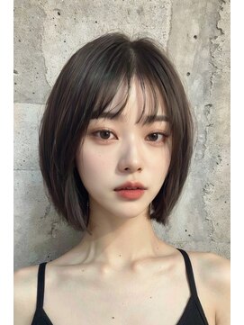 グロウ 北千住(grow) シースルー内巻きボブ【grow北千住】