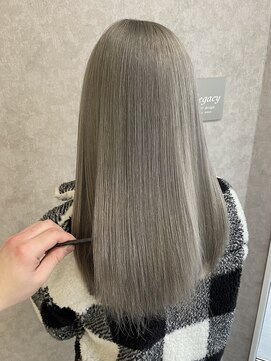 レガシーヘアーデザイン(Legacy hair design) 【Taku】ホワイトシルバー♪　天神/今泉