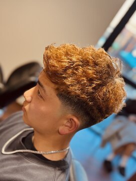 ジェイソンバーバー 2nd(JASON BARBER) アイロンパーマで作るナチュラルバング