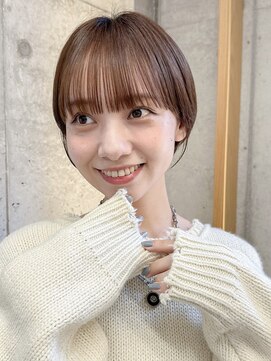 フィルムス 横浜(FILMS) マッシュショート/前髪カット/レイヤーカット/髪質改善/ベージュ