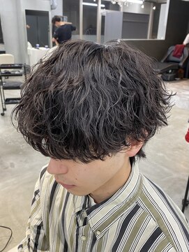 エデアンルクラ 下通(EDEAN Leclat) 熊本メンズパーマ 波巻き ツイスパ マッシュ MEN'S HAIR