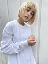 ソト 銀座(soto.)&nbsp;ハイライトカラー/くびれヘア/レイヤーパーマ/ミニボブ[銀座]