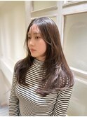 大人のロングレイヤー/ストレート/韓国風/髪質改善/川崎